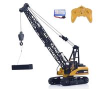 wheelfun US en stock, HUINA 572 15CH RC 1/14 camión grúa de construcción