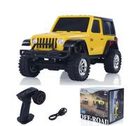 wheelfun US in Stock, 2.4G 1/36 Control remoto Rock Crawler 3601 RC Off Road Car 4×4 RTR Modelo Vehículo Luz Lipo Batería Radio Mini Toy Hobby Grado Modelo para Navidad Regalo de Cumpleaños