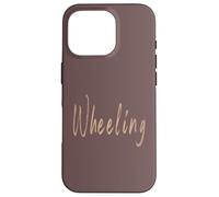 Wheeling West Virginia Diseño Elegante Vintage Carcasa para iPhone 16 Pro