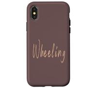 Wheeling West Virginia Diseño Elegante Vintage Carcasa para iPhone X/XS