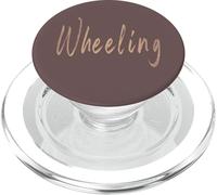 Wheeling West Virginia Diseño Elegante Vintage PopSockets PopGrip para MagSafe