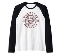Wheeling WV | West Virginia Camiseta Manga Raglan
