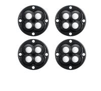 Wheels - 20 ruedas adhesivas universales para muebles, ruedas giratorias de 360° silenciosas no perforadas para muebles (negro B)