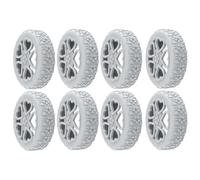 Wheels Protector - Luggage Wheels Covers | Suitcases Wheel Protector, Silicone Covers Anti Noise Suitcase Wheel 8X Replacement Parts Caster Shoes, Roller Protective Case Flower Texture, Luggage