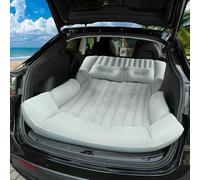 Whemyreat Colchón de aire para coche, colchón de coche con dos almohadas, colchón de camping para el maletero, colchoneta autoinflable para 2-3 personas, colchón de aire combinado, 184 x 122 x 15 cm,