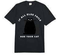When All Else Fails, Hug Your Cat Comfort Colors Adult Heavyweight T-Shirt