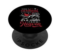 When Cardinals Appear Cardinal Bird Camiseta Niños Mujeres Hombres PopSockets PopGrip Adhesivo