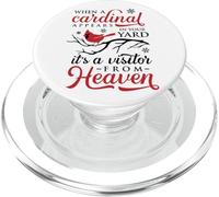 When Cardinals Appear Cardinal Bird Camiseta Niños Mujeres Hombres PopSockets PopGrip para MagSafe