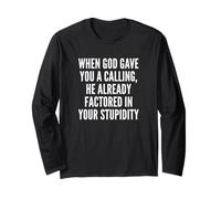 When God Gave You A Calling Factored in Your Stupidity Meme Manga Larga