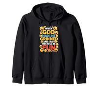 When God Made Me Grinned This Will Be Fun Christian Sudadera con Capucha
