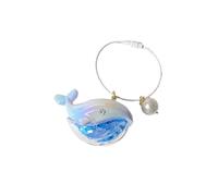 When I Fly Towards You Same Whale Colgante Gradiente Mochila Decoración Llavero Regalo