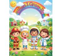 When I Grow Up: A Cute Careers & Professions Coloring Book for Kids - 30 Fun Pages of Future Jobs