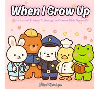 When I Grow Up: Cozy Coloring Book for Kids, Cute and Easy Pages Featuring Adorable Animals, Dream Careers, Jobs and Professions, Big Simple Designs ... A Cozy Coloring Book of Adorable Anim