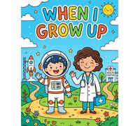 When I Grow Up: imple Career Coloring Book for Toddlers and Kids Ages 2-5, Easy Big Lines Coloring Pages of Dream Jobs & Future Occupations(8.5"x11")