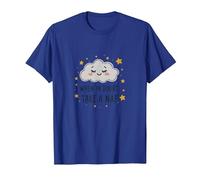«When in Doubt Take a Nap Sleepy Cloud Cute Wall Art Camiseta, Hombre, Azul Real, L
