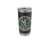 When Injustice Becomes Law, Resistance Becomes Duty Vaso térmico de acero inoxidable de doble pared