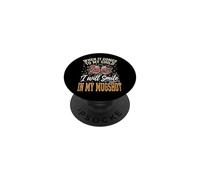 When It Comes To My Child I Will Smile In My Mugshot PopSockets PopGrip Adhesivo
