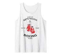 When Life Gets Tough Put On Your Boxing Gloves Camiseta sin Mangas