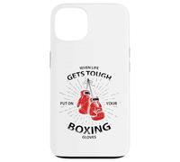 When Life Gets Tough Put On Your Boxing Gloves Carcasa para iPhone 13