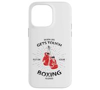 When Life Gets Tough Put On Your Boxing Gloves Carcasa para iPhone 14 Pro MAX