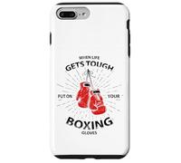 When Life Gets Tough Put On Your Boxing Gloves Carcasa para iPhone 7 Plus/8 Plus