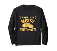 When Life'S Messy Roll Over It Funny Swiss Roll Postre Fans Manga Larga
