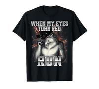 When My Eyes Turn Red Run Camiseta