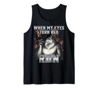 When My Eyes Turn Red Run Camiseta sin Mangas