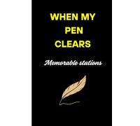 When my pen clears Memorable stations: A notebook for recording beautiful moments | 6×9 inches, 110 pages.
