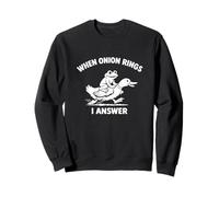 When Onion Rings I Answer Funny Witty Word Play Meme Obsceno Sudadera