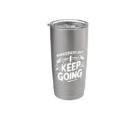When Others Quit I Keep Going Excuse Grind Mindset ||- Vaso térmico de acero inoxidable de doble pared