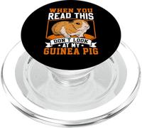 When You Read This Don't Look At My Guinea Pig PopSockets PopGrip para MagSafe