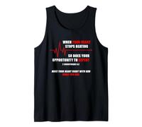 When Your Heart Stops Beating - Christian Faith EKG Gospel Camiseta sin Mangas