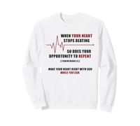 When Your Heart Stops Beating - Christian Faith EKG Gospel Sudadera