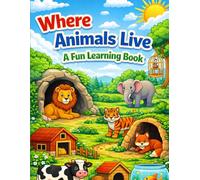Where Animals Live: A Fun Learning Book for Kids: Learn Animal Homes in a Fun and Easy Way