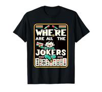 Where Are All The Jokers Juego de Jugadores de Mahjong ||- Camiseta