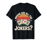 Where Are All The Jokers Juego de Jugadores de Mahjong |- Camiseta