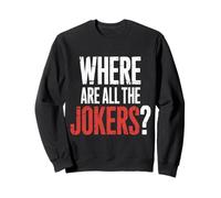 Where Are All The Jokers Juego de Jugadores de Mahjong ||- Sudadera
