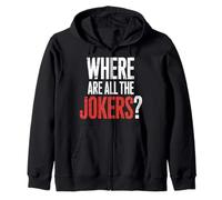 Where Are All The Jokers Juego de Jugadores de Mahjong ||- Sudadera con Capucha
