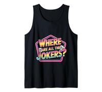 Where Are All The Jokers Mahjong Player Game - Camiseta sin Mangas