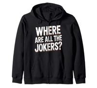 Where Are All The Jokers Mahjong Player Game - Sudadera con Capucha