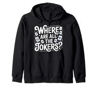 Where Are All The Jokers Mahjong Player Game |- Sudadera con Capucha