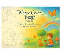 Where Colors Begin - Volume 2 A Journey from Imagination to Creation Continues: 60 Unique Illustrations in Color and Line Art - Continue the Creative Journey by Gado
