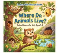 Where Do Animals Live? Animal Homes for Kids Ages 5-8: A Fun Picture Book About Nests, Burrows, Hives, Dens, and More (Curious Kids Nature Books)
