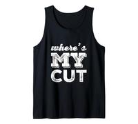Where Is My Cut I Love Money Muéstrame El Dinero Meme Divertido Camiseta sin Mangas