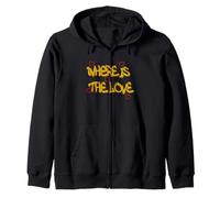 Where is The Love T-Shirt - Bold & Thought-Provoking Design Sudadera con Capucha