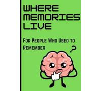WHERE MEMORIES LIVE: A Funny Memory Journal for Seniors and Adults to Jot Down Thoughts, Lists, and Things They’ll Forget Anyway