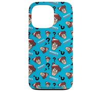 Where’s Waldo Faces and Question Marks All-Over Print Carcasa para iPhone 13 Pro