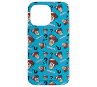 Where’s Waldo Faces and Question Marks All-Over Print Carcasa para iPhone 14 Pro MAX