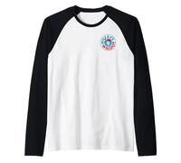 Where’s Waldo Logo and Classic Pose Front & Back Camiseta Manga Raglan